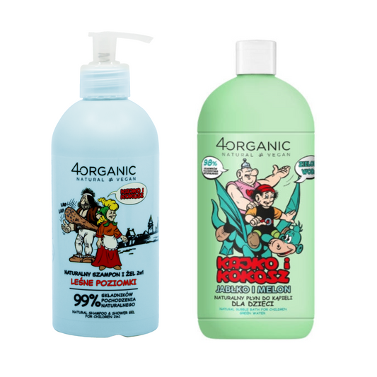 بكج استحمام الأطفال الطبيعي | برائحة التفاح والتوت