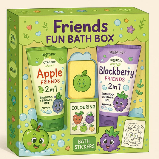 بكج استحمام الأطفال الطبيعي | برائحة التفاح والتوت