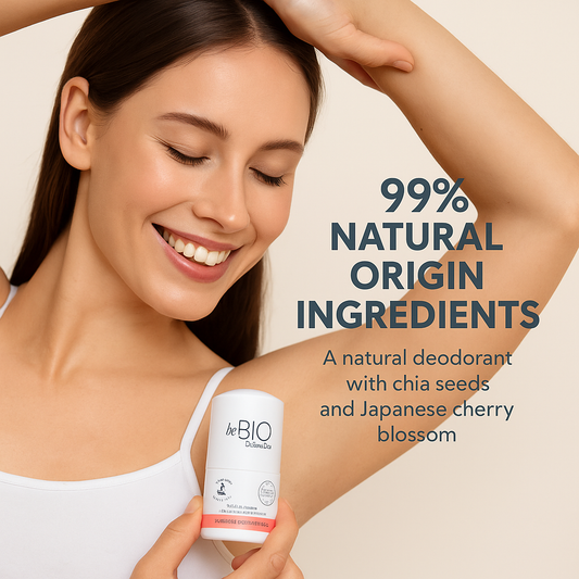 بي بايو مزيل عرق طبيعي | بذور الشيا وزهر الكرز الياباني