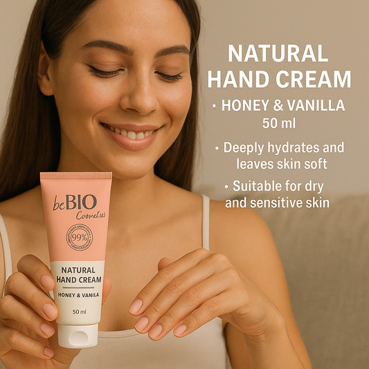 بي بايو | كريم طبيعي لليدين برائحة الفانيلا والعسل
