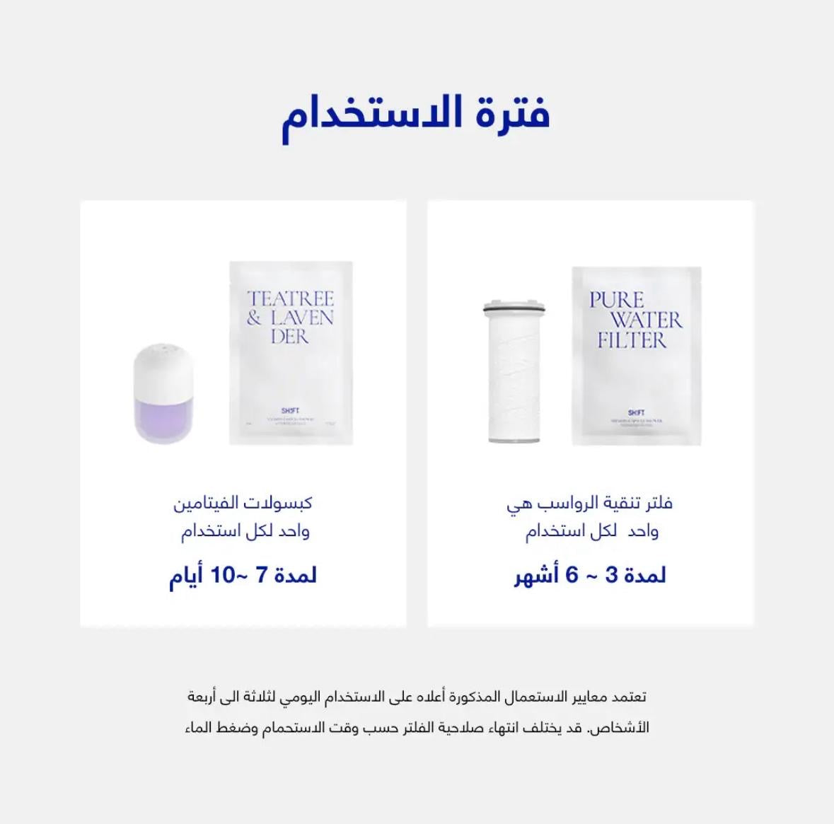 شفت | بوكس فلتر الشاور