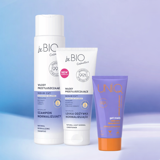 بكج الشعر الدهني ومزيل العرق الشّبّ الطبيعي