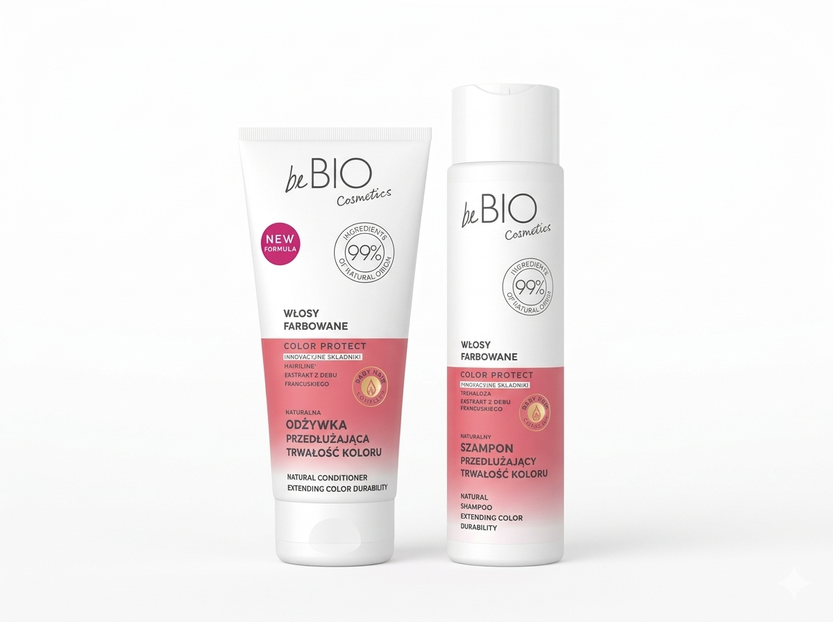 مجموعة العناية بالشعر المصبوغ | شامبو + بلسم طبيعي