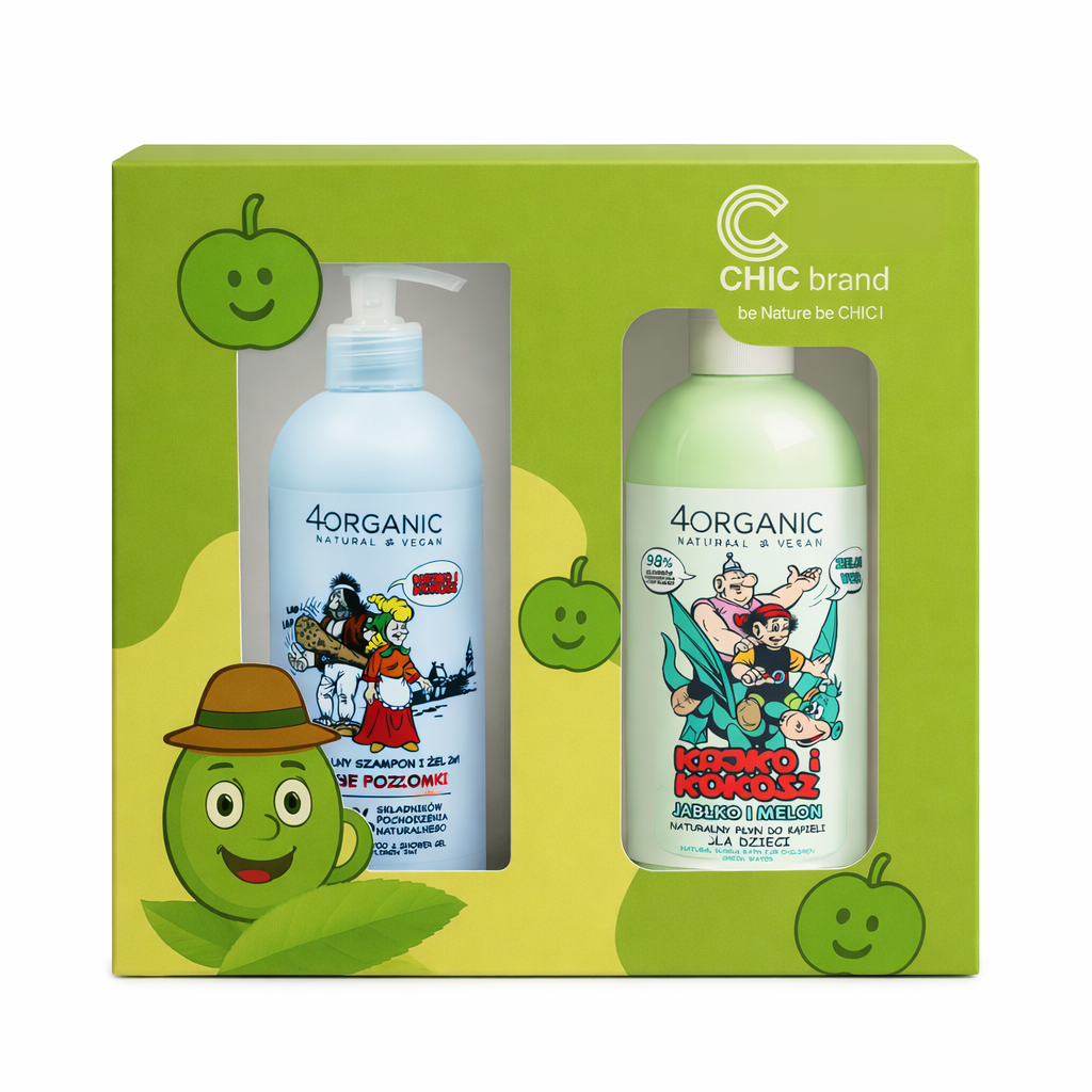 بكج استحمام الأطفال الطبيعي | برائحة التفاح والتوت